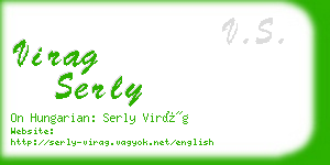 virag serly business card